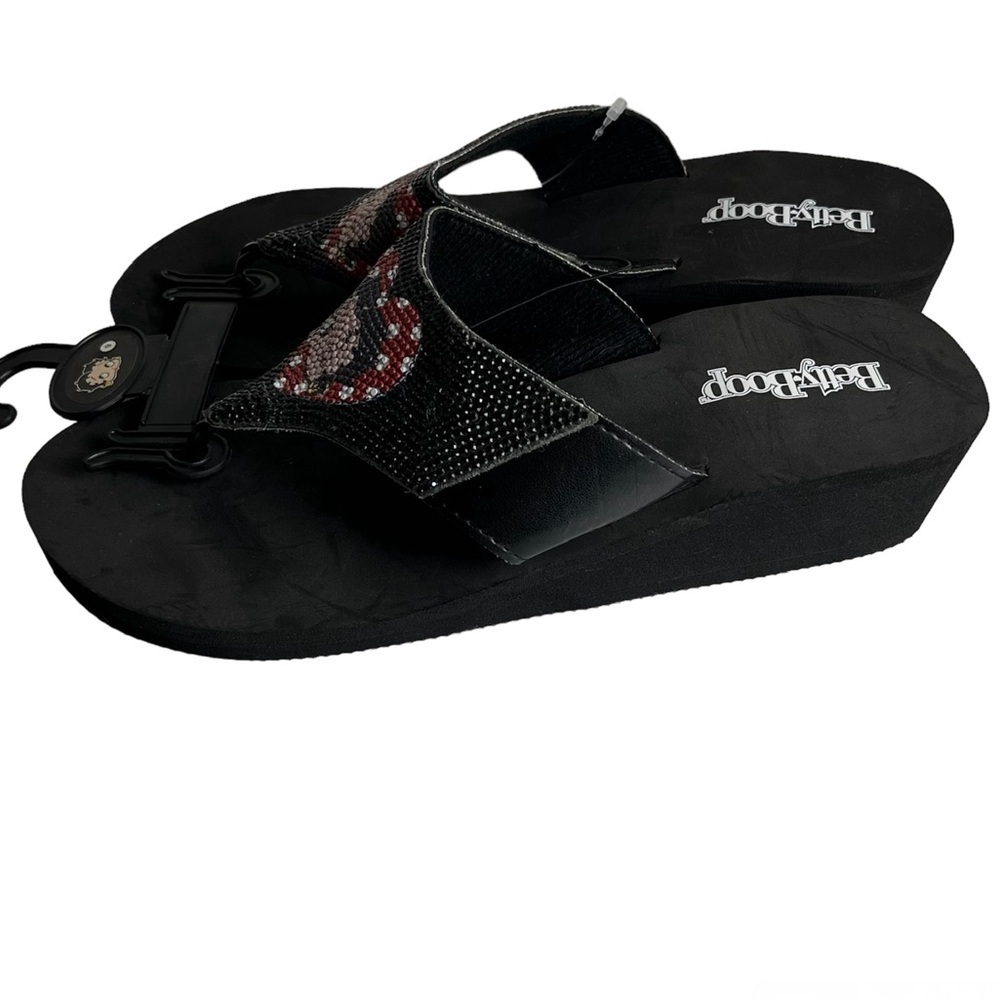 BETTY BOOP Sparkly Flip Sandals - Picture 3 of 10
